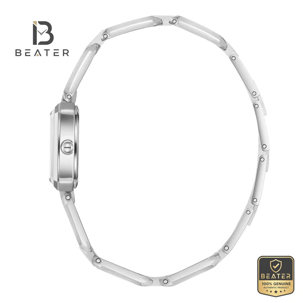 Lee Cooper LC08393.230 Women's Silver Metal Strap Watch - View 3 - Beater