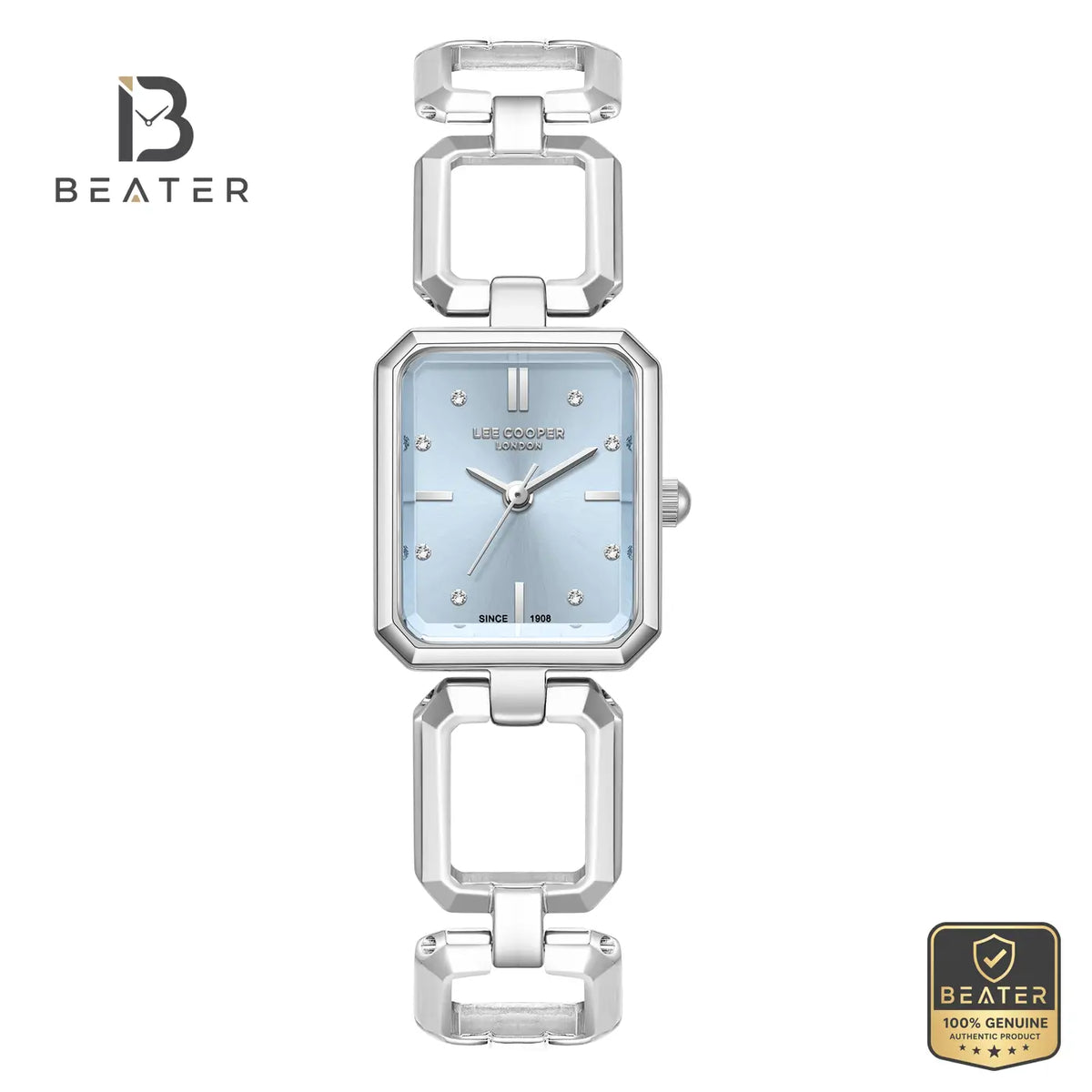 Lee Cooper LC08393.300 Women's Blue Stainless Steel Metal Strap Watch - Beater