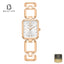 Lee Cooper LC08393.430 Women's Silver Dial Rose Gold Metal Strap Watch - Beater
