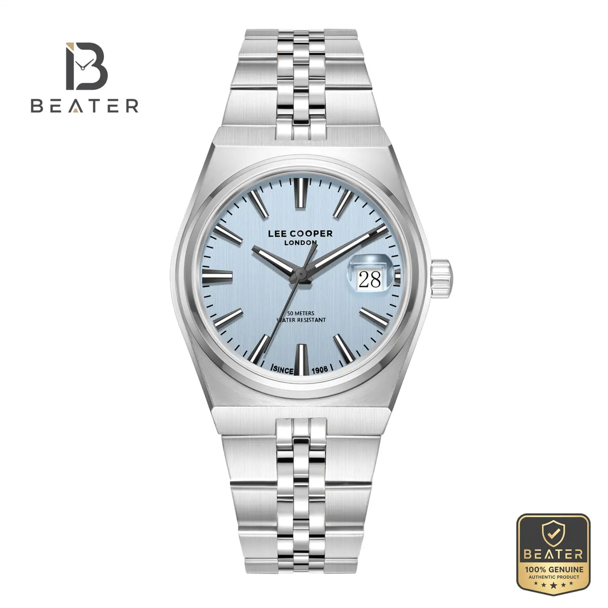 Lee Cooper LC08397.300 Men's Blue Metal Bracelet Watch - Beater Main image