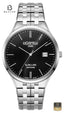 Roamer 512833 41 55 20 Men's Black Dial Stainless Steel Bracelet Watch - Beater