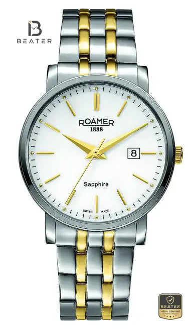 Roamer Classic Line 709856.47.25.70 Men's White Dial Stainless Steel Bracelet Watch - Beater Main image