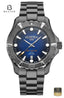Roamer Deep Sea 200 860833 44 45 70 Men's Blue Dial Black PVD Stainless Steel Bracelet Watch - Beater