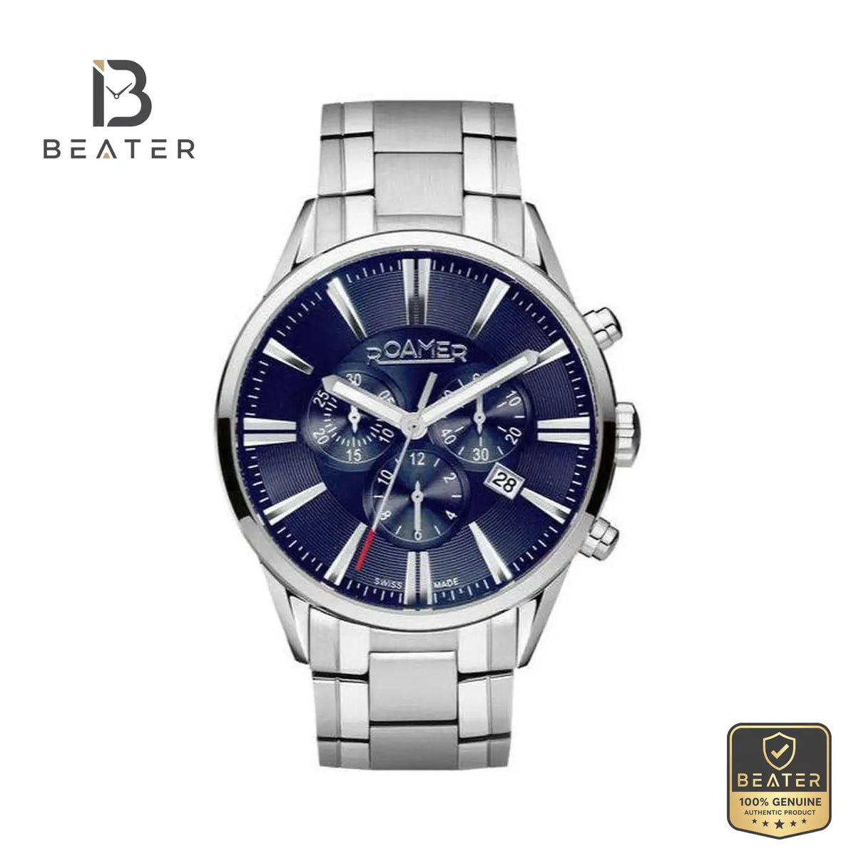 Roamer Superior 508837 41 45 50 Men's Blue Dial Watch - Beater Main image