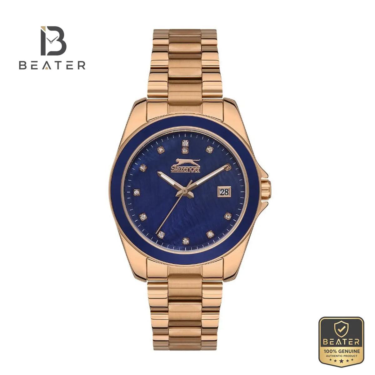 Slazenger SL.09.2142.3.02 Women's Blue Bracelet Watch - Beater