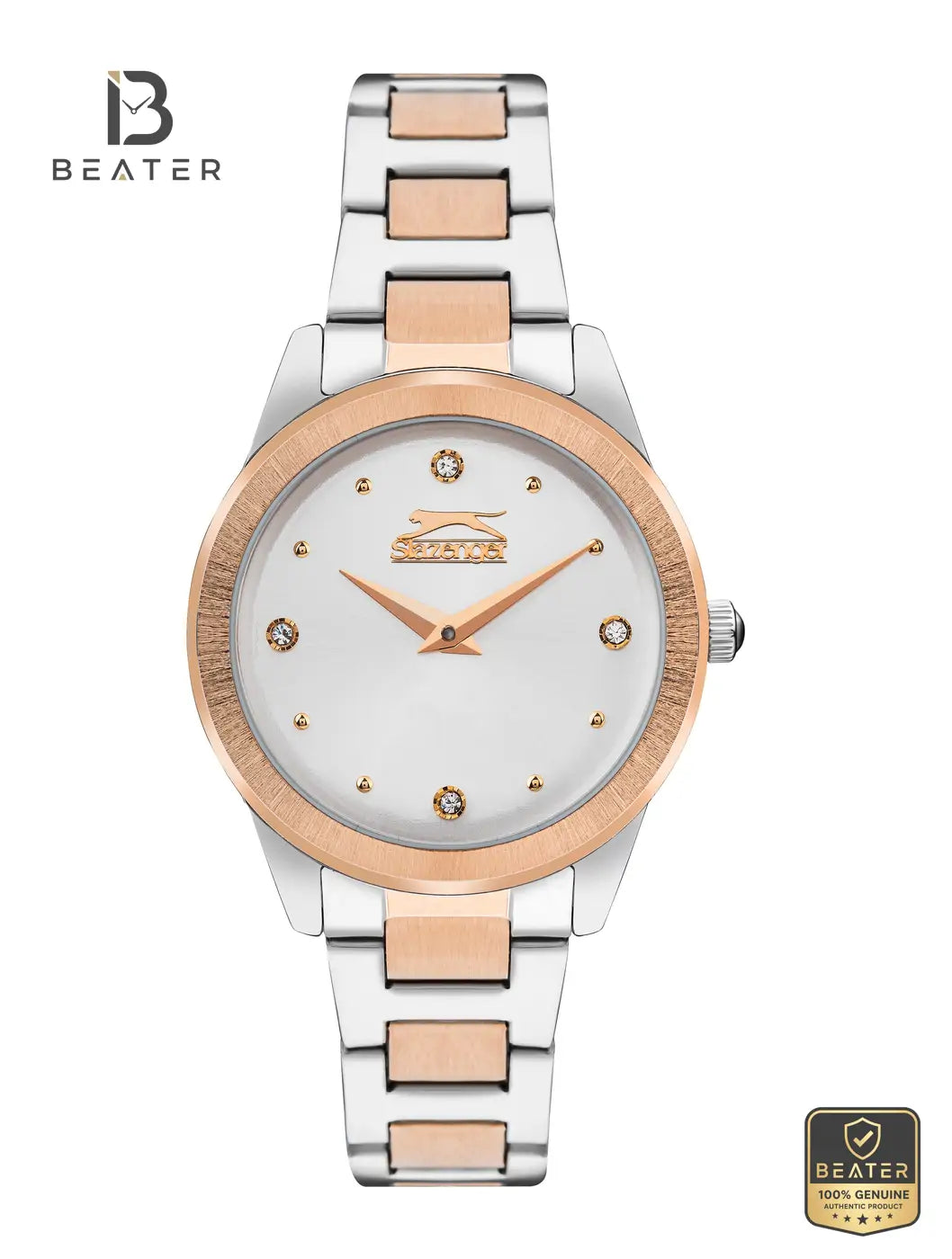 Slazenger SL.09.2253.3.03 Women's Silver Metal Strap Watch - Beater Main image