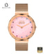 Slazenger SL.09.2296.3.03 Women's Pink MOP Mesh Strap Watch - Beater