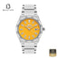 Slazenger SL.9.2143.1.06 Men's Yellow Dial Metal Strap Watch - Beater