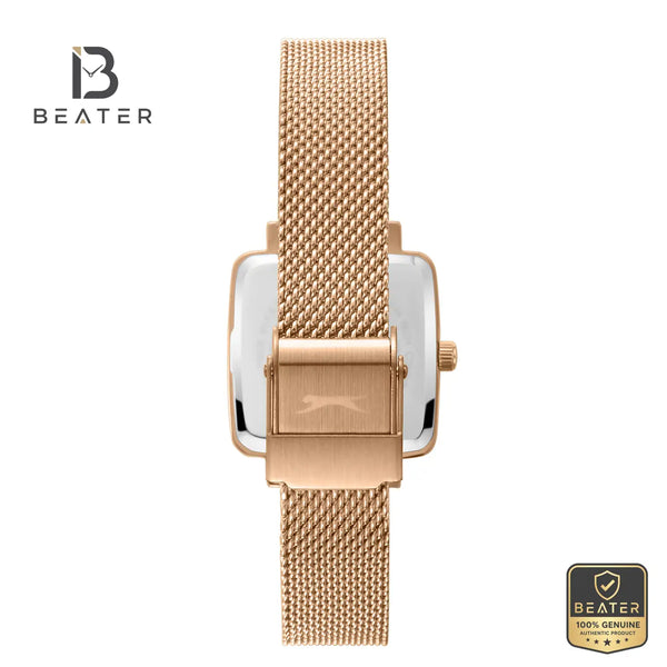 Slazenger SL.9.2255.3.03 Women's MOP Mesh Strap Watch - View 4 - Beater