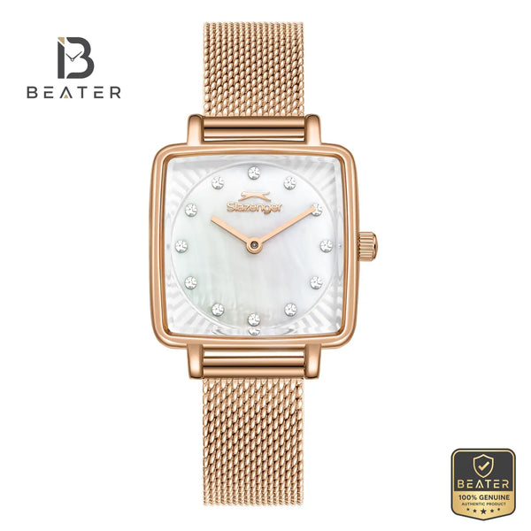 Slazenger SL.9.2255.3.03 Women's MOP Mesh Strap Watch - Beater
