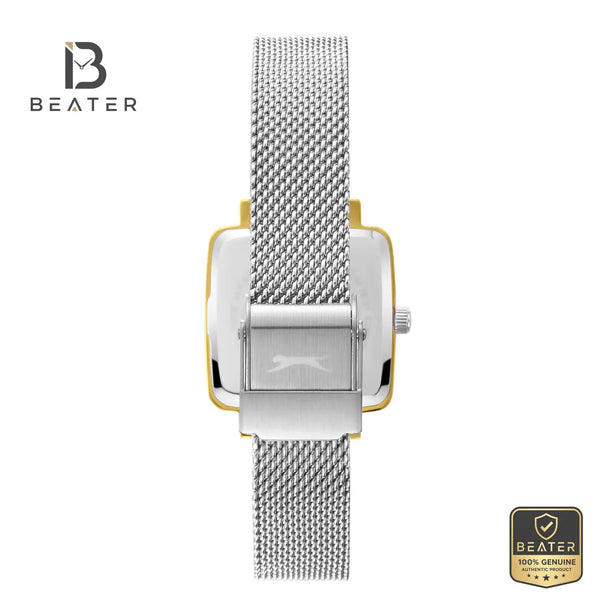 Slazenger SL.9.2255.3.09 Women's MOP Mesh Strap Watch - View 4 - Beater