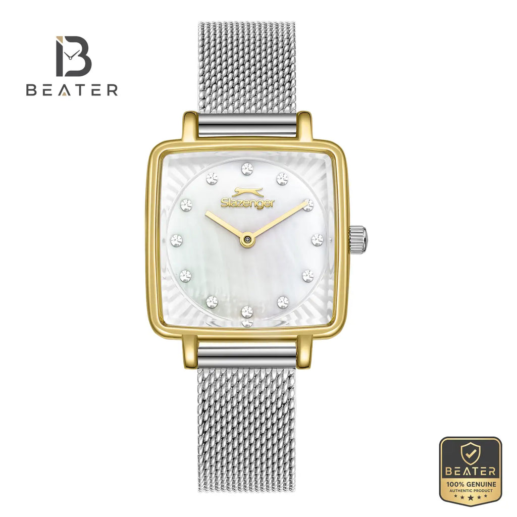 Slazenger SL.9.2255.3.09 Women's MOP Mesh Strap Watch - Beater