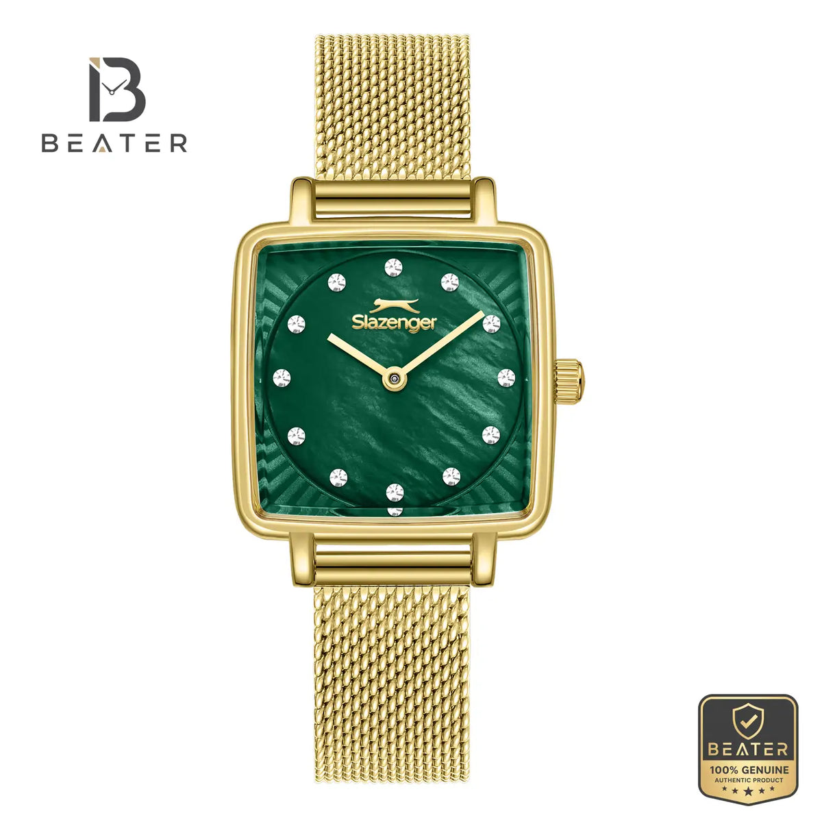 Slazenger SL.9.2255.3.11 Women's Dark Green Stainless Steel Watch - Beater