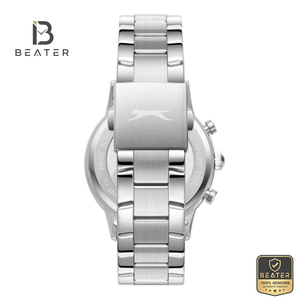 Slazenger SL.9.2264.2.09 Men's Dark Blue Metal Strap Watch - View 4 - Beater