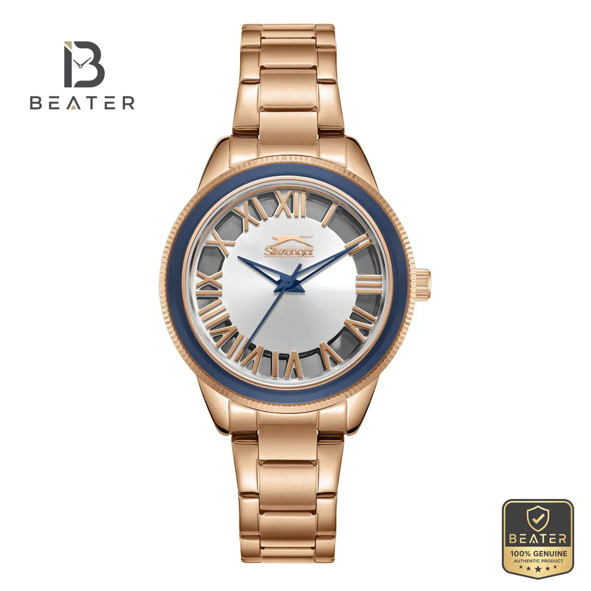 Slazenger SL.9.2339.3.04 Women's Silver Dial Stainless Steel Bracelet Watch - Beater Main image