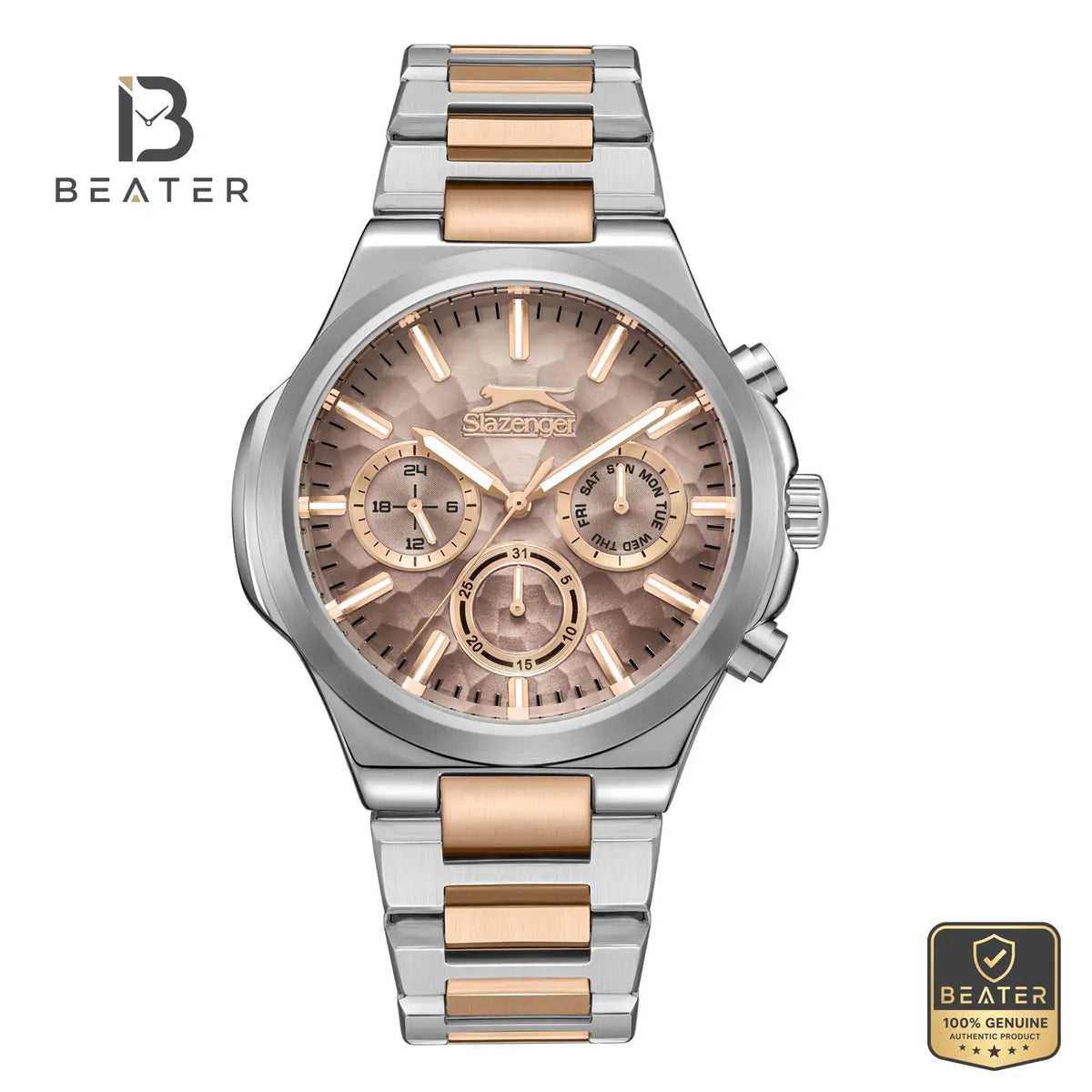 Slazenger SL.9.2364.2.02 Men's Brown Metal Watch - Beater Main image
