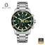 Slazenger SL.9.2396.2.04 Men's Dark Green Stainless Steel Bracelet Watch - Beater