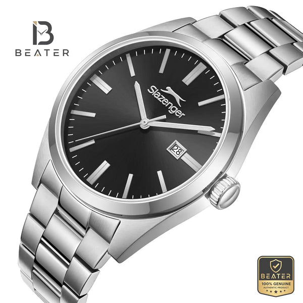Slazenger SL.9.2477.1.01 Men's Silver Metal Bracelet Watch - View 2 - Beater