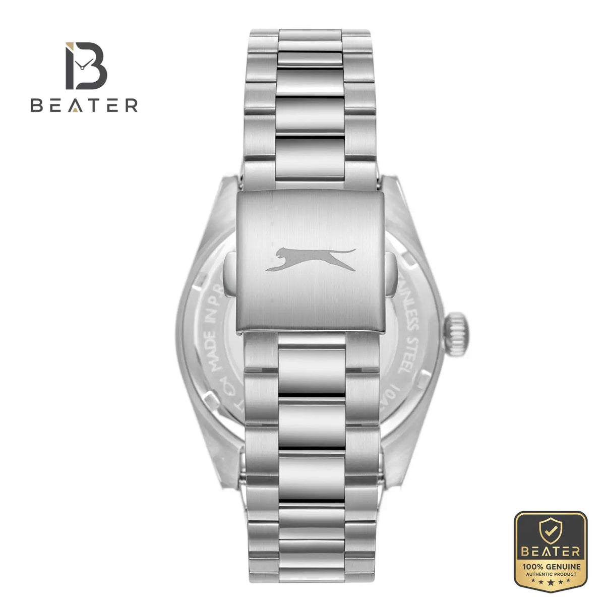Slazenger SL.9.2477.1.03 Men's Silver Metal Strap Watch - View 4 - Beater
