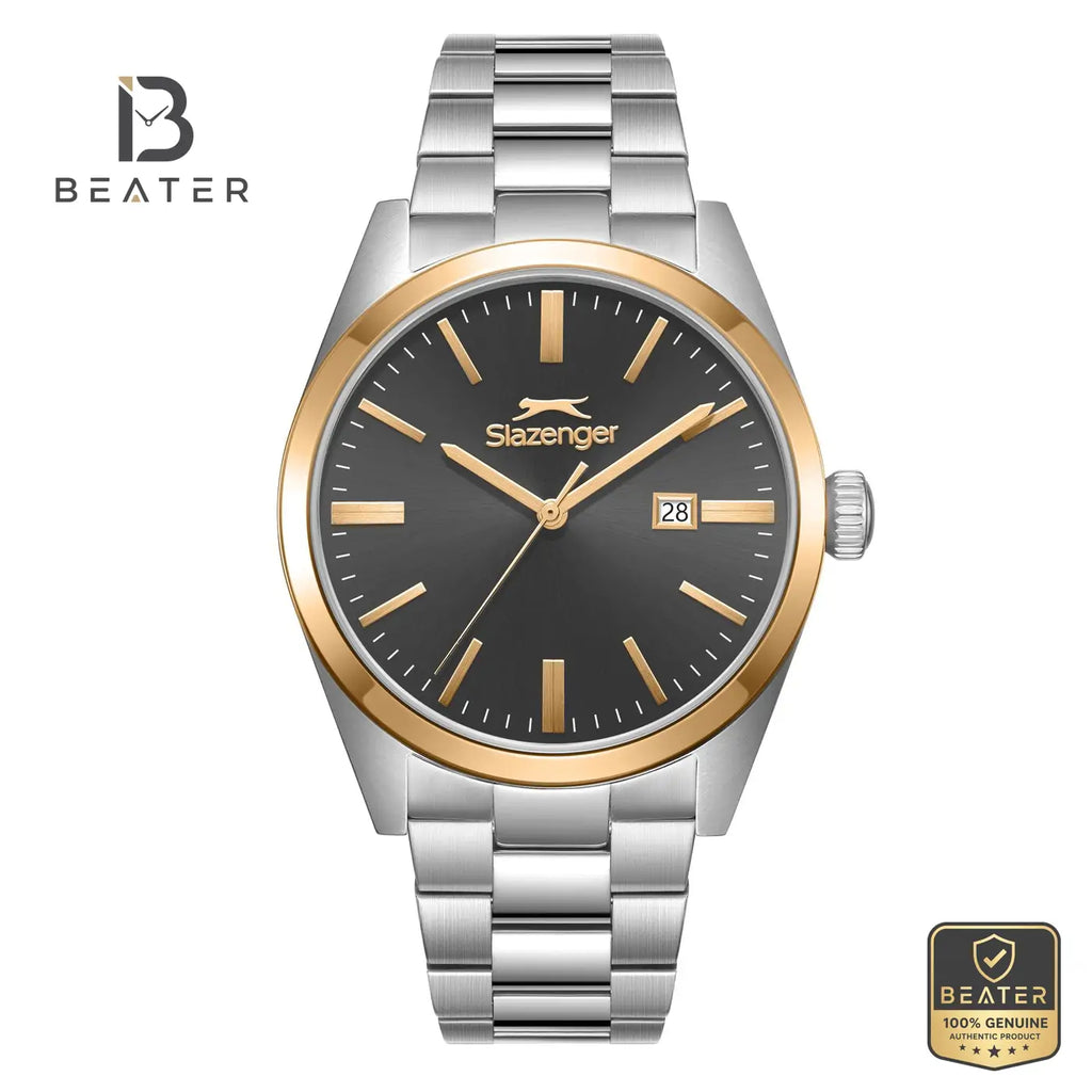 Slazenger SL.9.2477.1.04 Men's Silver Metal Watch - Beater