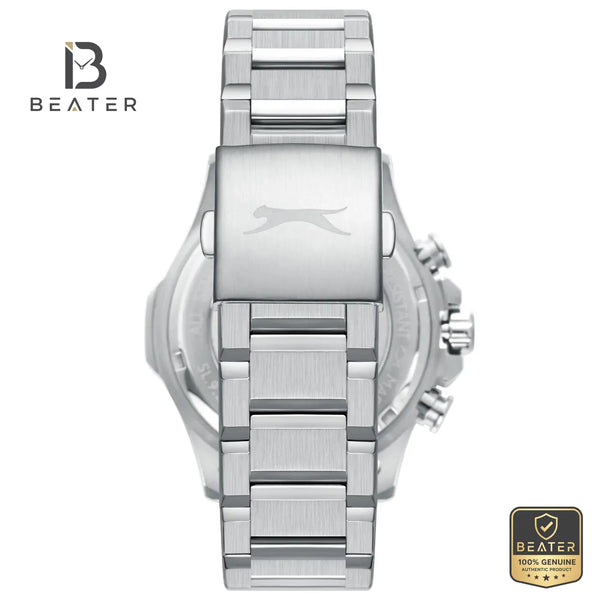 Slazenger SL.9.2482.2.02 Men's Silver Metal Strap Watch - View 4 - Beater