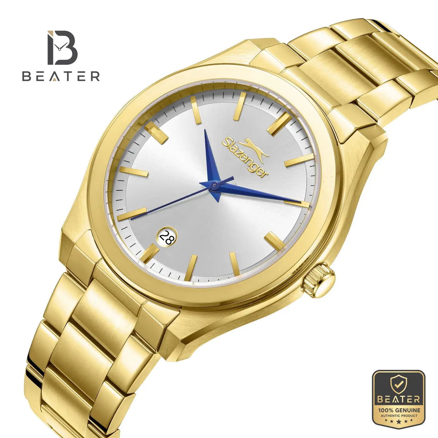Slazenger SL.9.2485.1.04 Men's Gold Metal Watch Secondary image