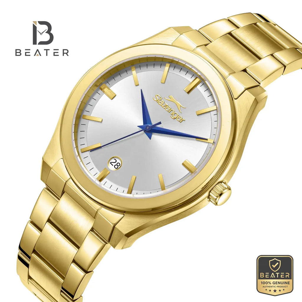 Slazenger SL.9.2485.1.04 Men's Gold Metal Watch - View 2 - Beater