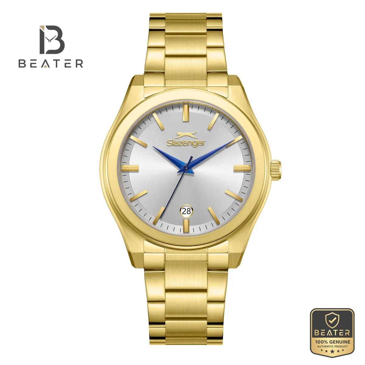 Slazenger SL.9.2485.1.04 Men's Gold Metal Watch - Beater Main image