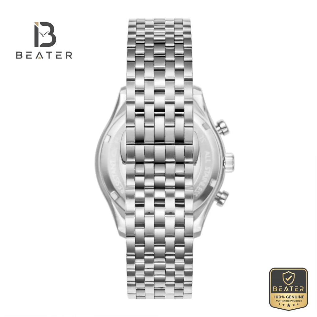 Slazenger SL.9.2487.2.03 Men's Silver Metal Multifunction Watch - View 4 - Beater