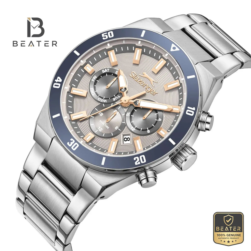 Slazenger SL.9.2492.2.04 Men's Metal Strap Watch - View 2 - Beater