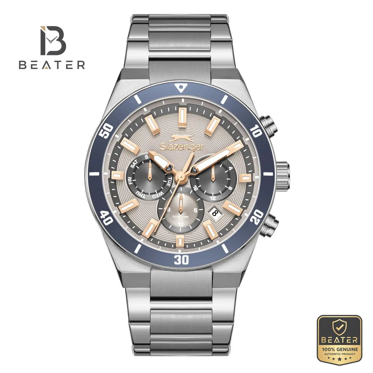 Slazenger SL.9.2492.2.04 Men's Metal Strap Watch - Beater Main image