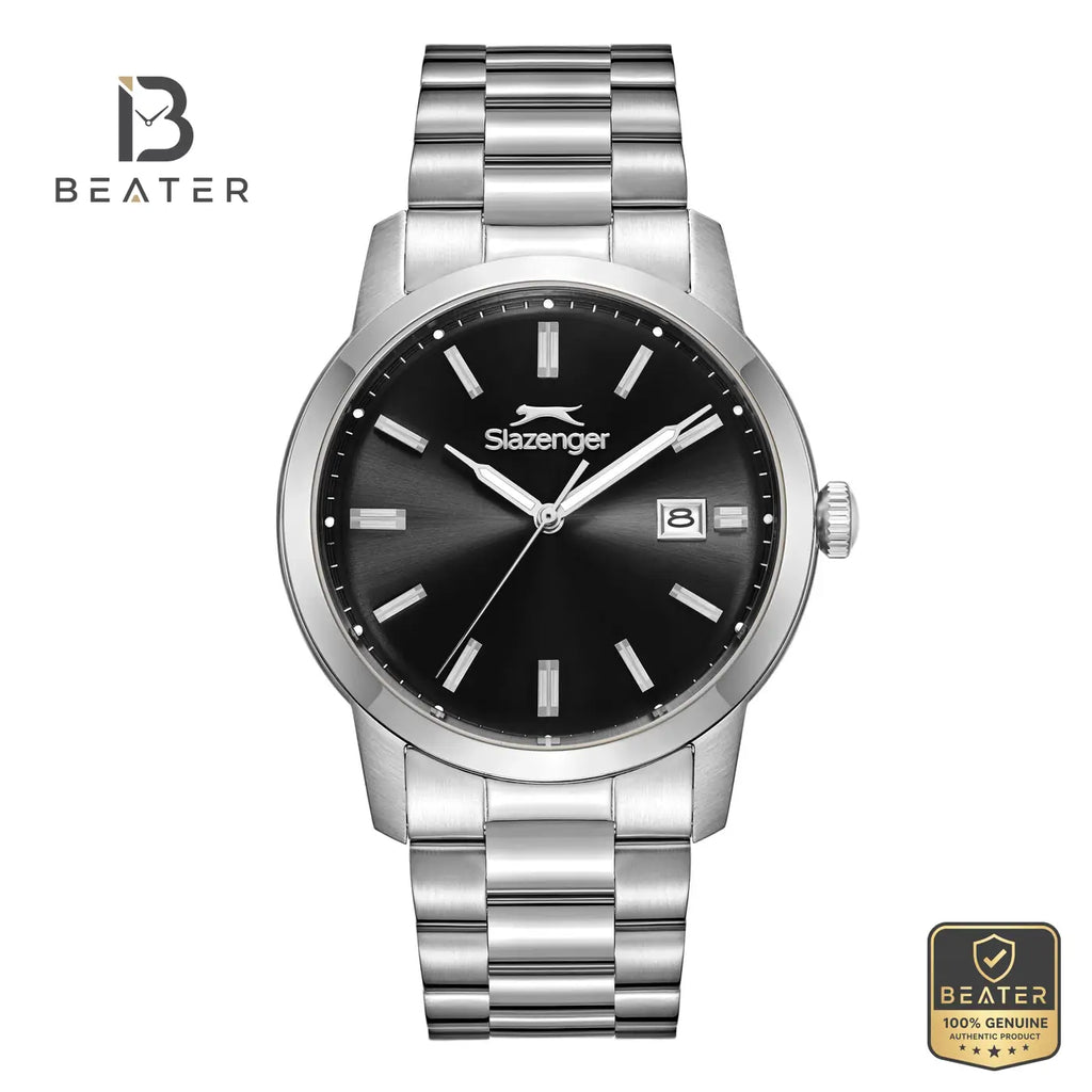 Slazenger SL.9.2495.1.01 Men's Silver Metal Strap Watch - Beater