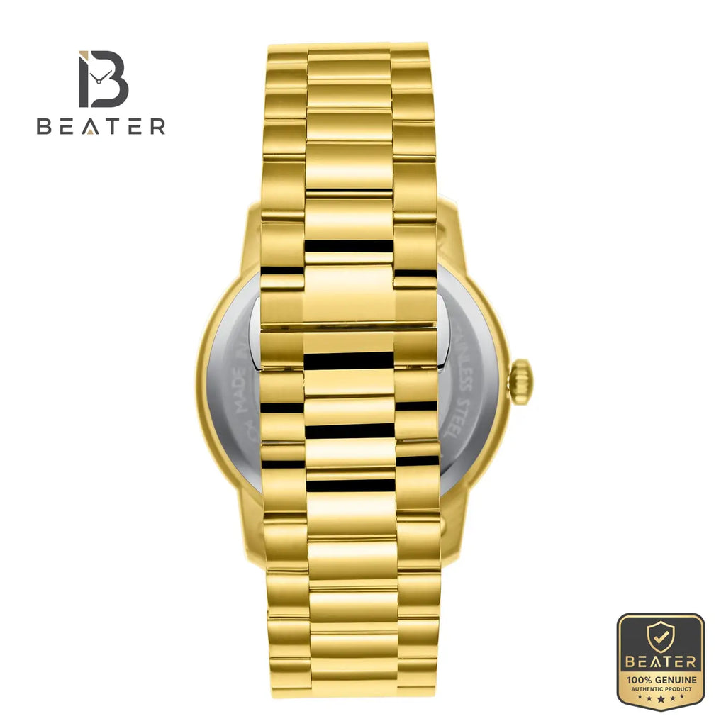 Slazenger SL.9.2495.1.05 Men's Gold Metal Strap Watch - View 4 - Beater