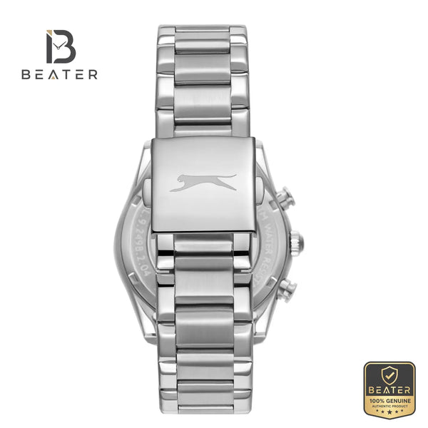 Slazenger SL.9.2498.2.01 Men's Silver Metal Strap Watch - View 4 - Beater