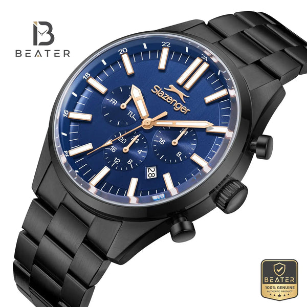 Slazenger SL.9.2502.2.04 Men's Gun Metal Watch - View 2 - Beater