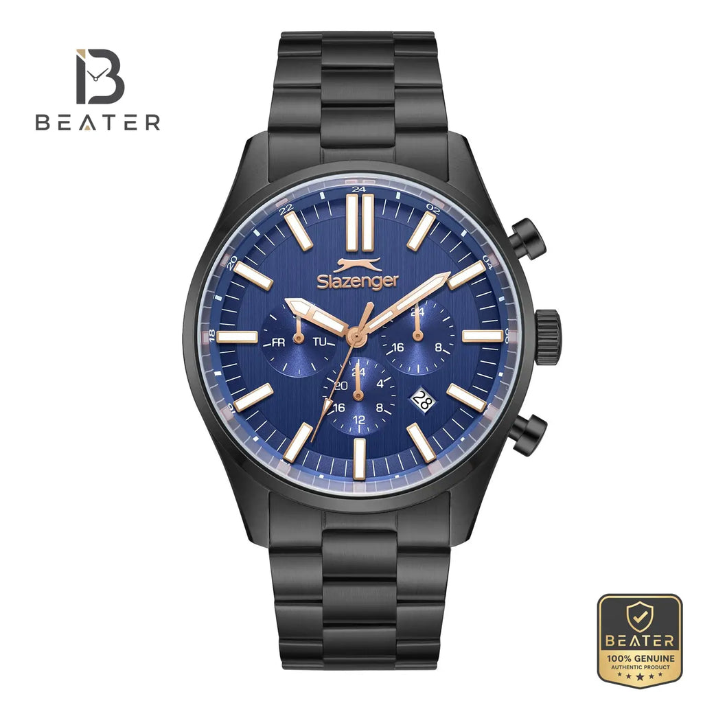 Slazenger SL.9.2502.2.04 Men's Gun Metal Watch - Beater