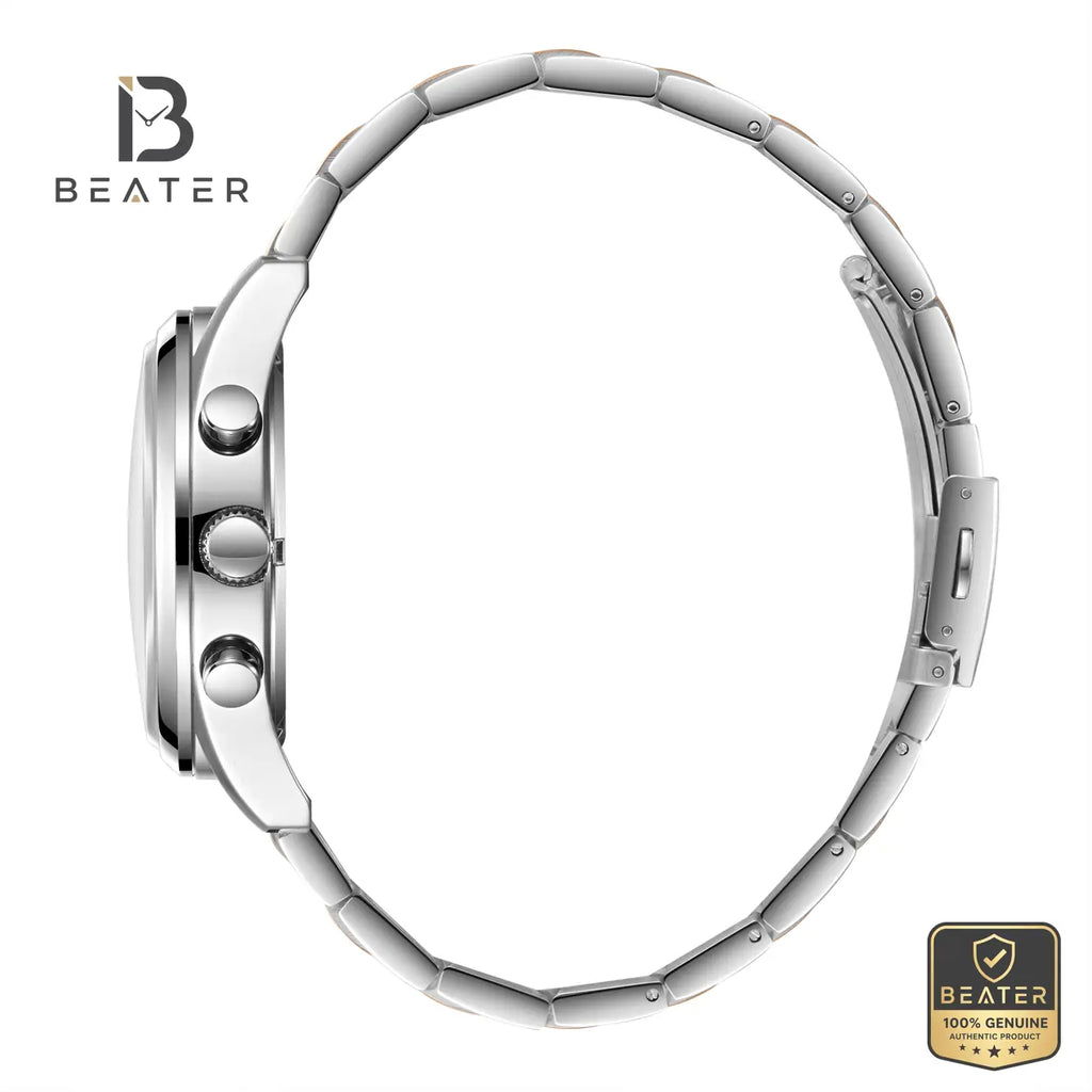 Slazenger SL.9.2515.2.04 Men's Gun Metal Bracelet Watch - View 3 - Beater