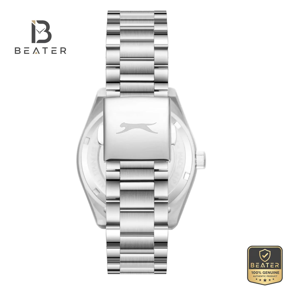 Slazenger SL.9.2520.1.03 Men's Dark Blue Stainless Steel Bracelet Watch - View 4 - Beater