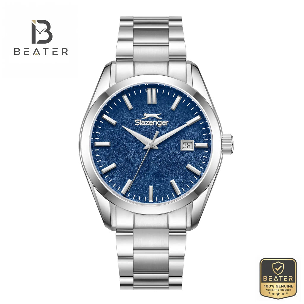 Slazenger SL.9.2520.1.03 Men's Watch Dark Blue Dial Front View - Beater