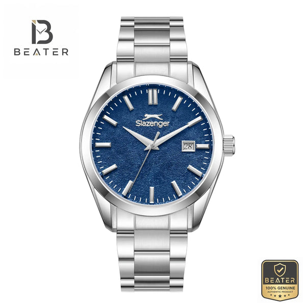 Slazenger SL.9.2520.1.03 Men's Watch Dark Blue Dial Front View - Beater