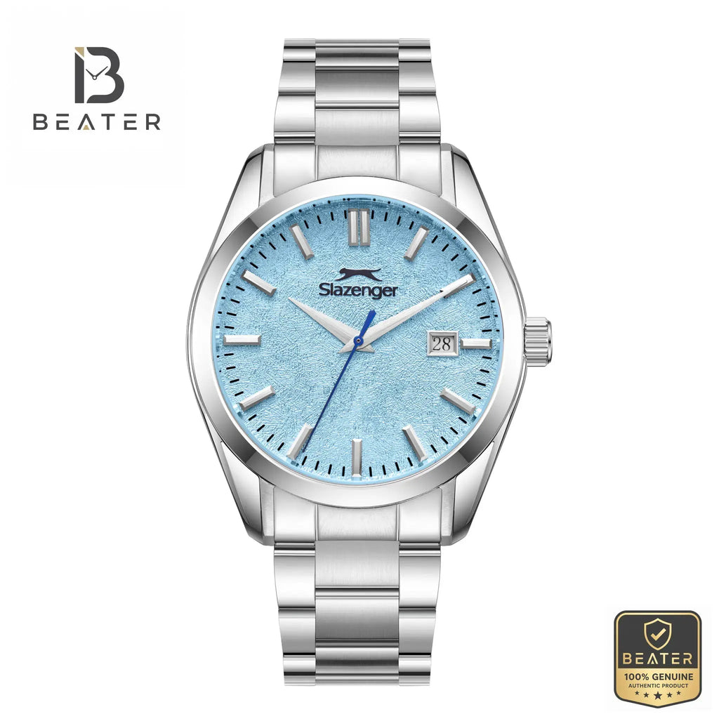 Slazenger SL.9.2520.1.06 Men's Blue Dial Watch Front View - Beater