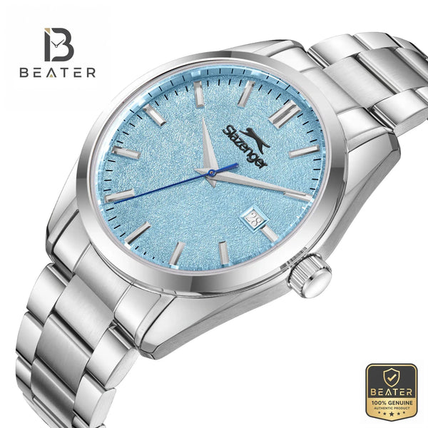 Slazenger SL.9.2520.1.06 Men's Blue Dial Case Profile - Beater