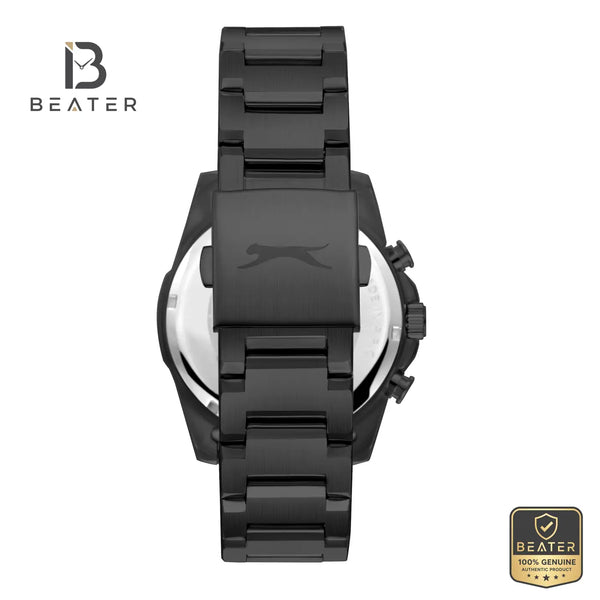 Slazenger SL.9.2522.2.03 Men's Dark Blue Metal Strap Watch - View 4 - Beater