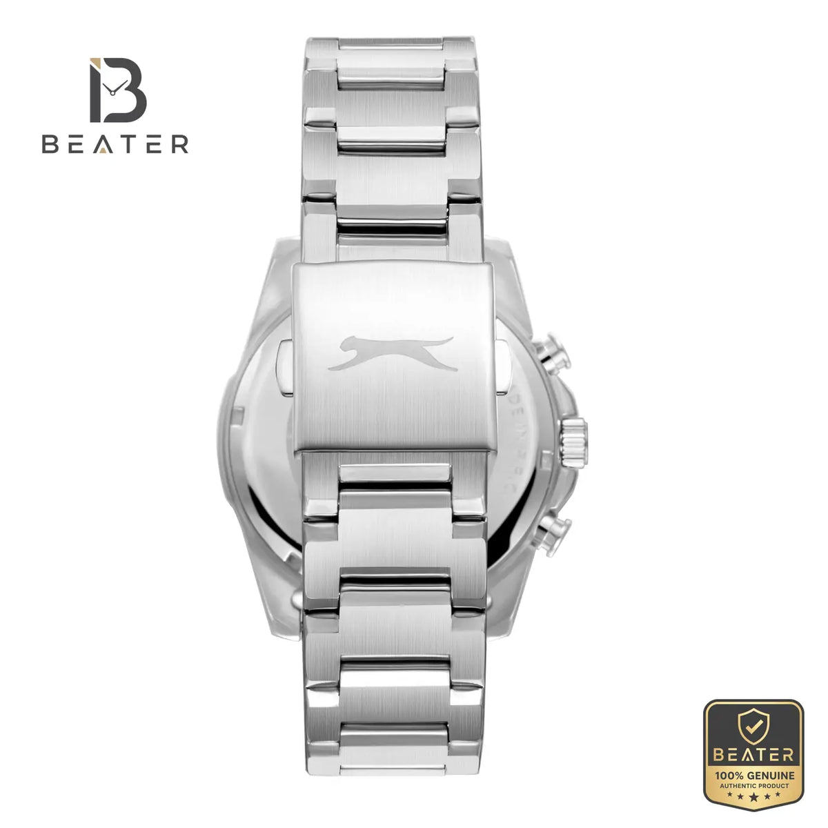 Slazenger SL.9.2522.2.05 Men's Dark Blue Metal Bracelet Watch - View 4 - Beater