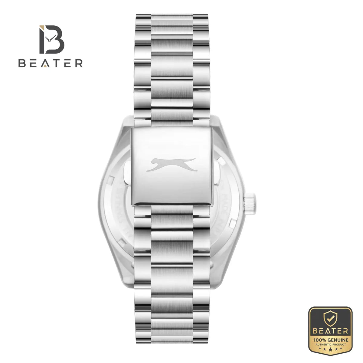 Slazenger SL.9.2527.2.03 Men's Dark Blue Stainless Steel Bracelet Watch - View 3 - Beater