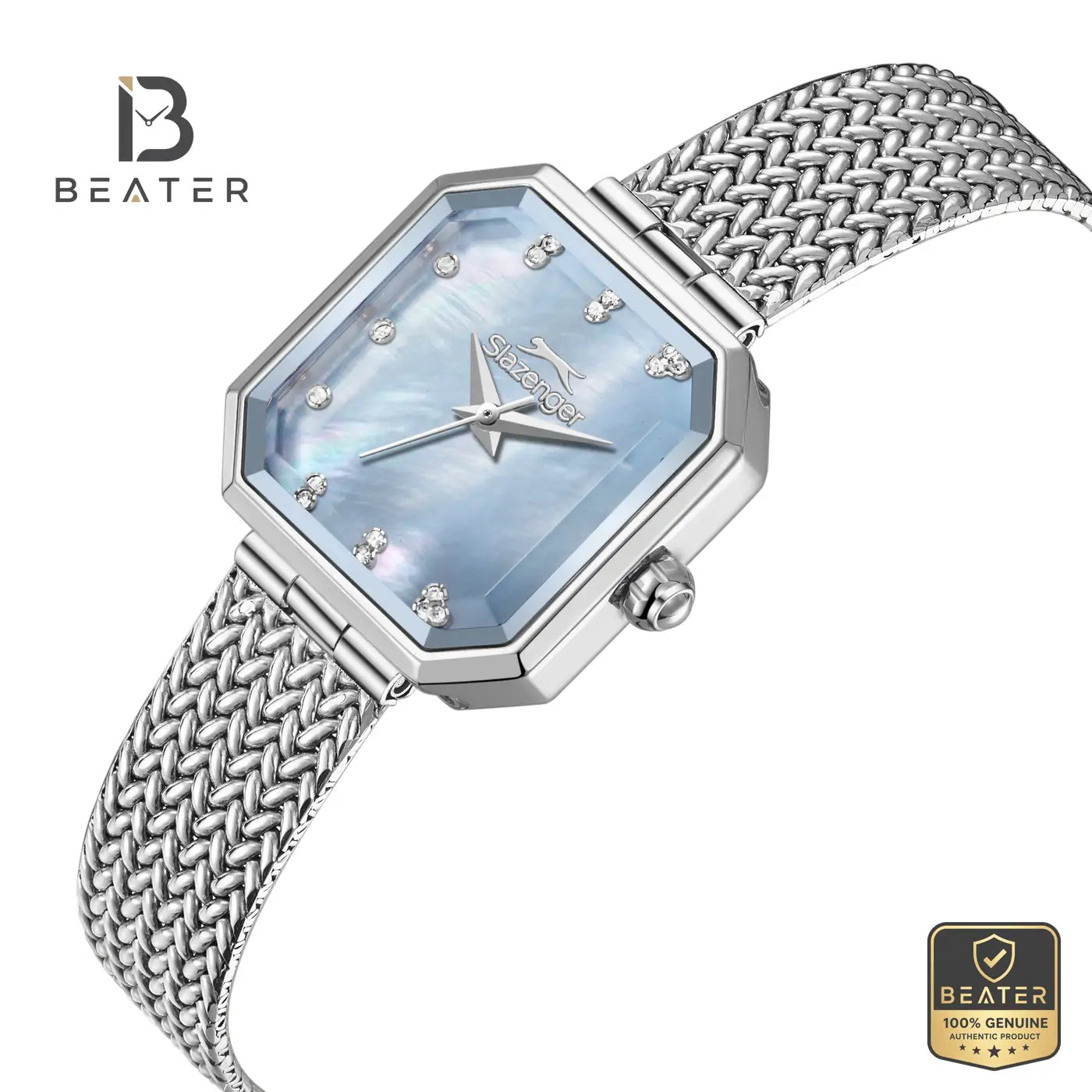 Slazenger SL.9.2534.3.04 Women's Blue Mesh Strap Watch Secondary image