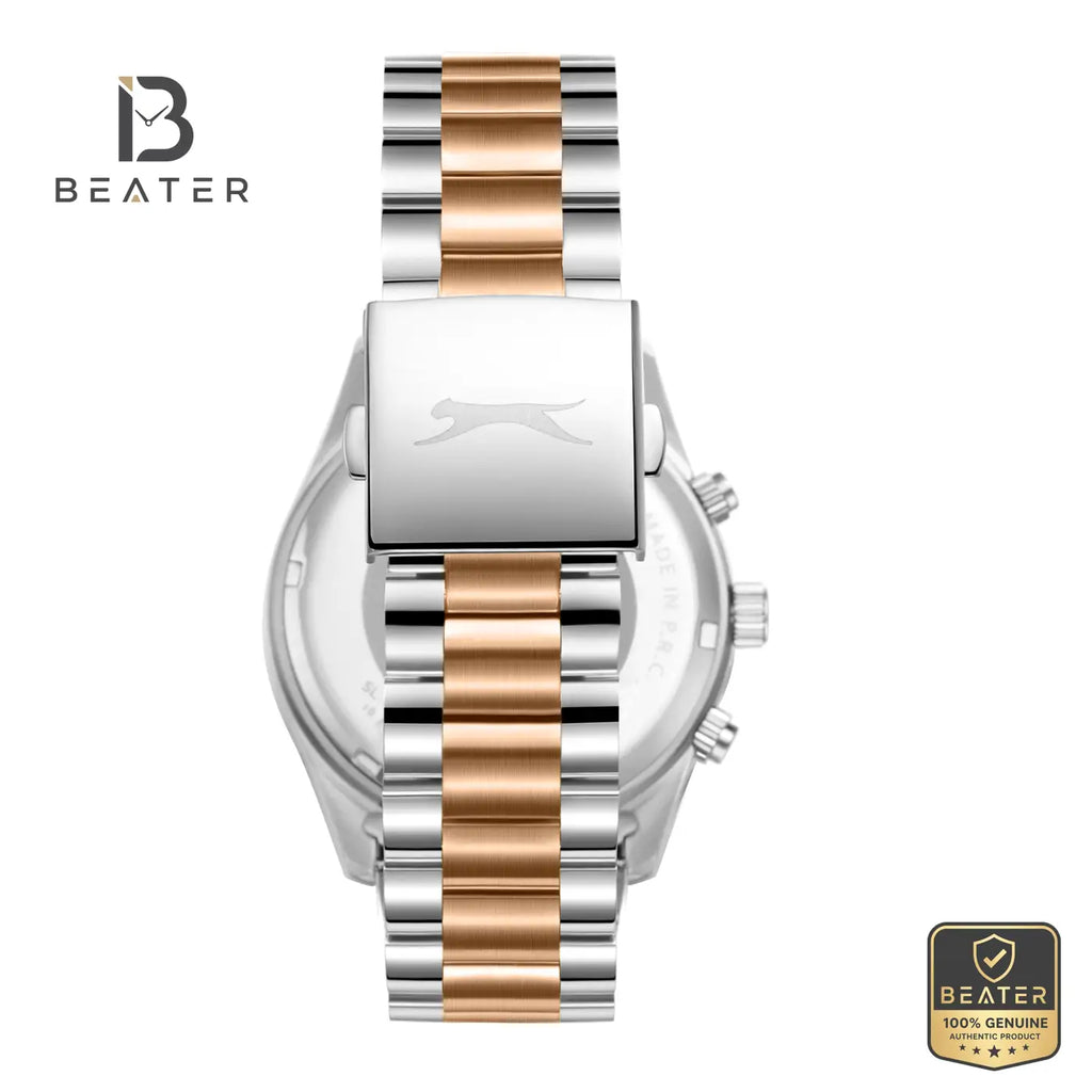 Slazenger SL.9.2538.2.06 Men's Grey Metal Strap Watch - View 4 - Beater