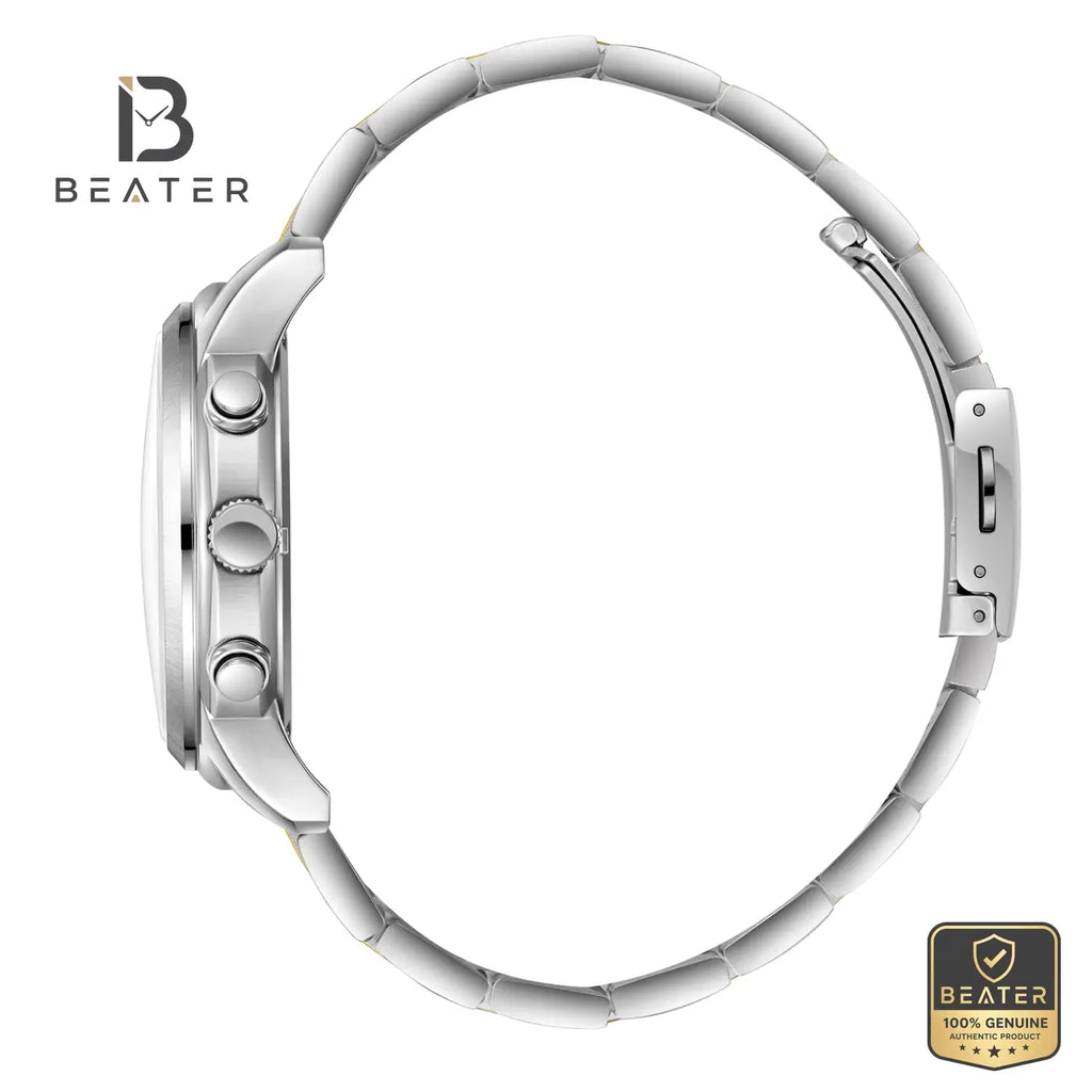 Slazenger SL.9.2541.2.03 Men's Dark Blue Metal Bracelet Watch - View 3 - Beater