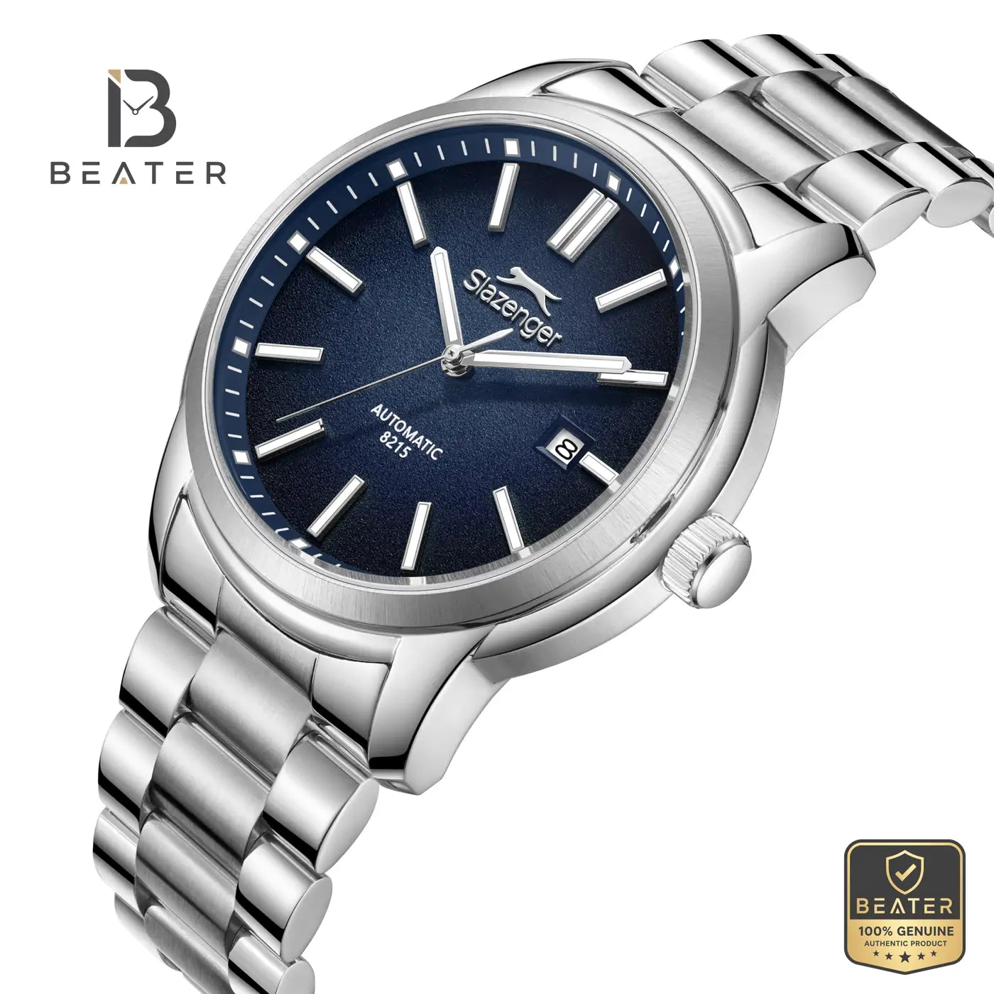 Slazenger SL.9.2542.2.02 Men's Dark Blue Stainless Steel Bracelet Watch Secondary image