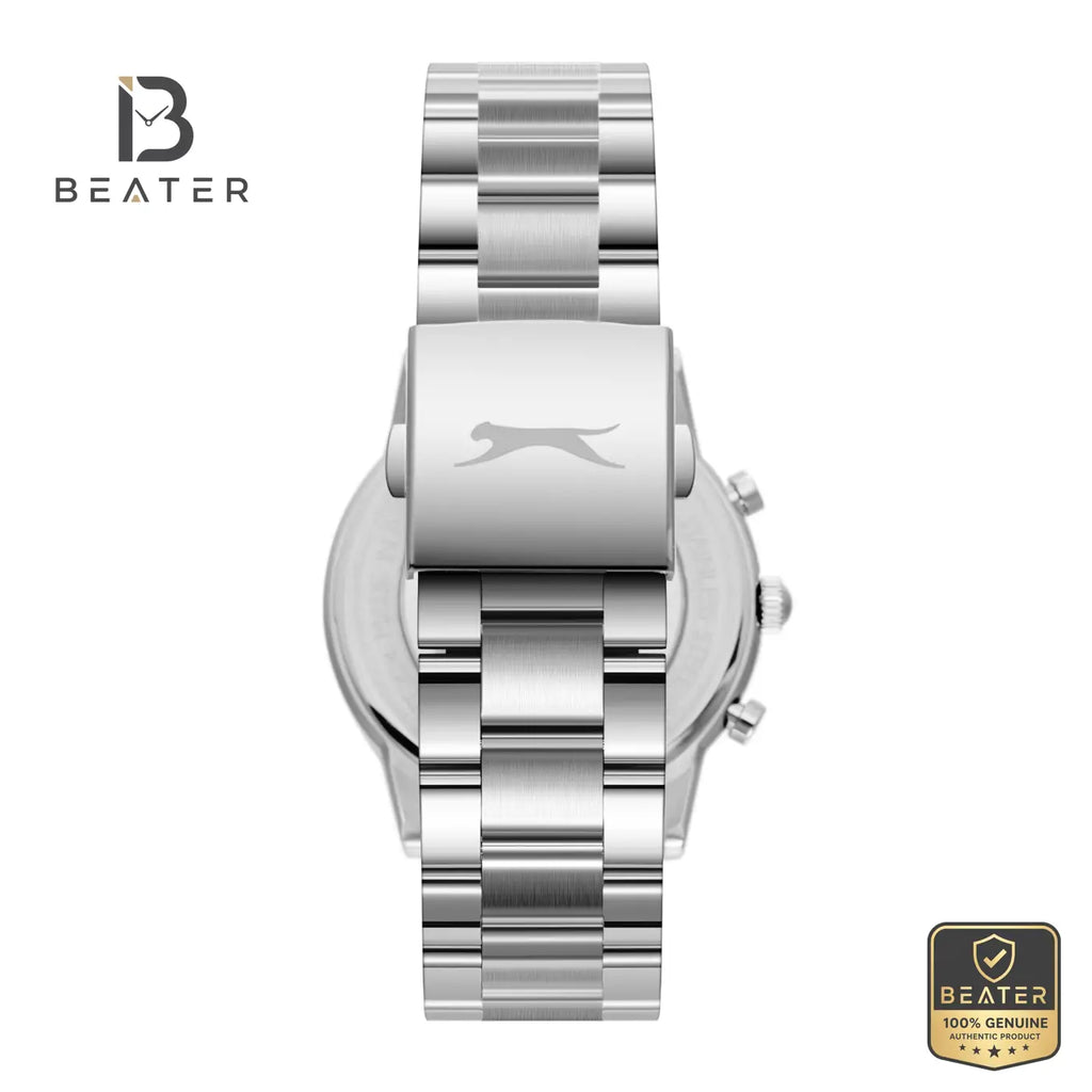 Slazenger SL.9.2545.2.03 Men's Dark Green Metal Strap Watch - View 4 - Beater